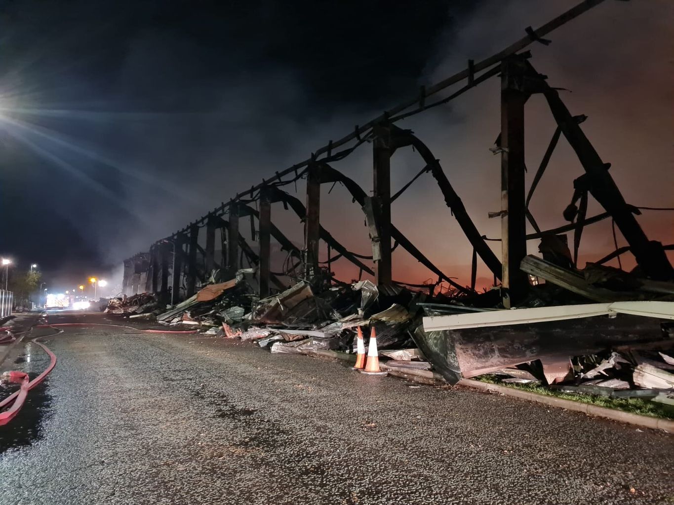 Fire at Kidderminster industrial estate remains "significant"